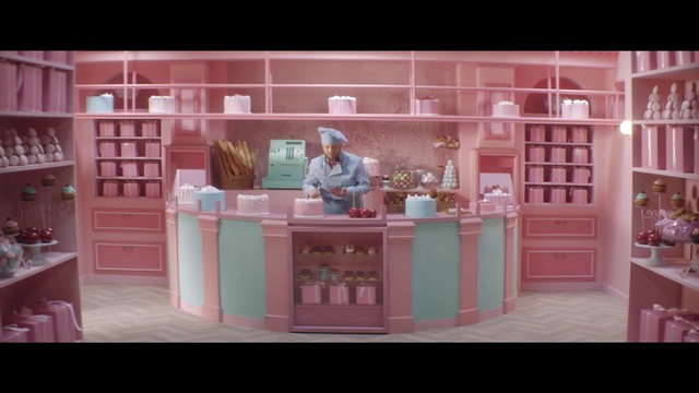 Video Reference: Product, Shelving, Interior design, Pink, Shelf, Display case, Retail, Flooring, Magenta, Customer