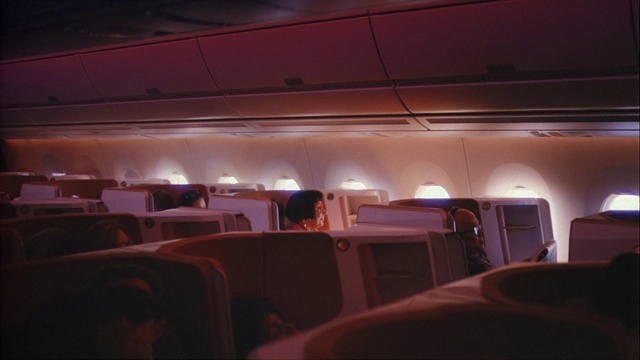 Video Reference: Aircraft, Aircraft cabin, Airplane, Air travel, Mode of transport, Interior design, Aerospace manufacturer, Airliner, Airline, Event