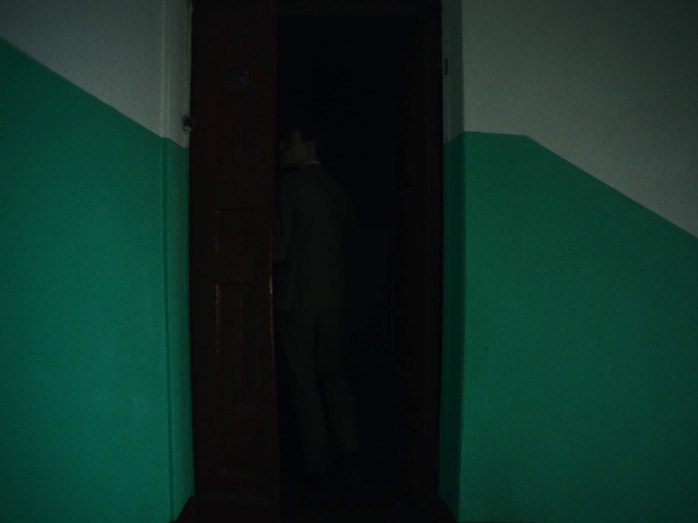 Video Reference: Green, Azure, Wood, Rectangle, Grey, Paint, Tints and shades, Flooring, Electric blue, Space