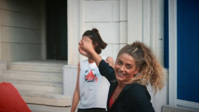 Video Reference: Shoulder, Smile, Gesture, Happy, Window, Event, Formal wear, Leisure, Fun, Jewellery