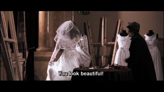 Video Reference: Flash photography, Sleeve, Wedding dress, Bridal clothing, Fashion design, Window, Gown, Bridal accessory, Entertainment, Event