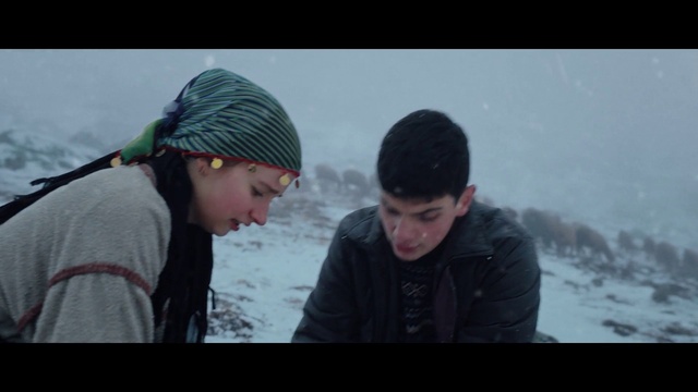Video Reference: Outerwear, Flash photography, Snow, Freezing, Atmospheric phenomenon, Headgear, Cap, Recreation, Baseball cap, Fun