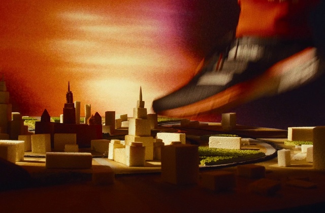 Video Reference: Building, Atmosphere, Cloud, World, Skyscraper, Tower, Sky, Orange, Line, Tower block