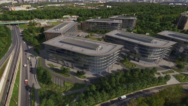 Video Reference: Building, Daytime, Property, Plant, Infrastructure, Tree, Tower block, Urban design, Neighbourhood, Cityscape