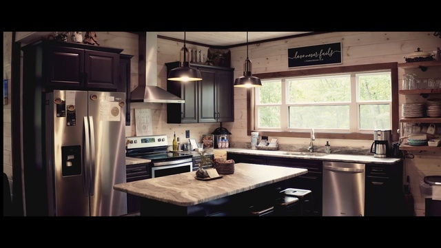 Video Reference: Cabinetry, Countertop, Building, Window, Gas stove, Kitchen appliance, Kitchen, Tap, Kitchen stove, Wood