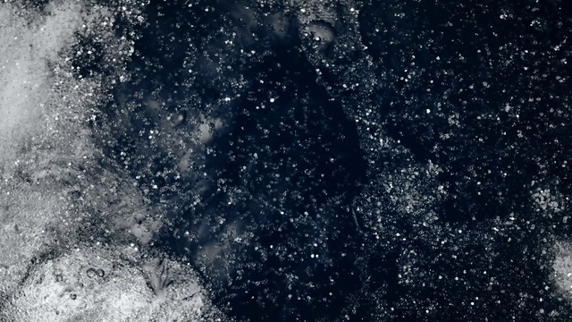 Video Reference: Water, Astronomical object, Pattern, Electric blue, Space, Science, Freezing, Astronomy, Outer space, Monochrome photography