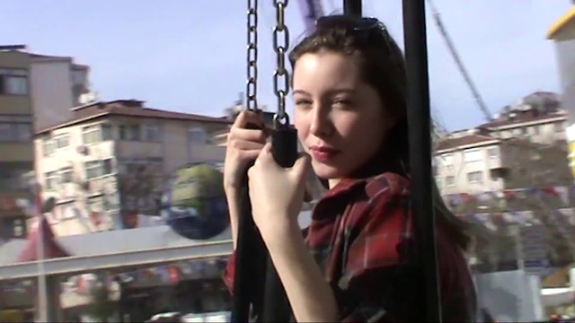 Video Reference: Lip, Sky, Vision care, Temple, Travel, Gesture, Street fashion, Eyewear, Building, Finger