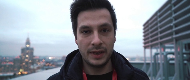 Video Reference: Forehead, Chin, Facial expression, Sky, Human, Jaw, Flash photography, Cloud, Beard, Cool