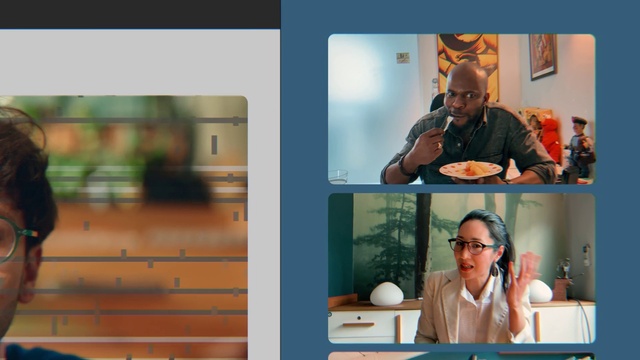 Video Reference: Human, Event, Collage, Service, Room, Television program, Art, Hearing, Job, Advertising