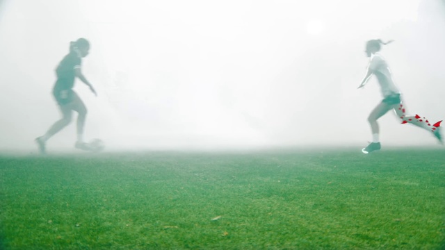 Video Reference: Atmosphere, Green, Light, People in nature, Player, Atmospheric phenomenon, Grass, Shorts, Grassland, Sky