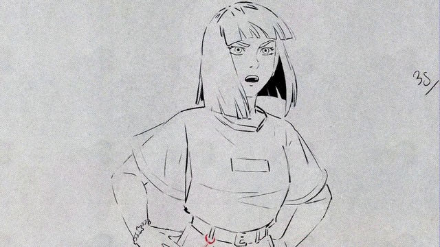 Video Reference: Hand, Arm, Shoulder, Eye, Leg, Human body, Neck, Jaw, Sleeve, Waist