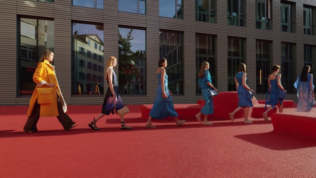 Video Reference: Window, Building, Entertainment, Performing arts, Tree, Leisure, Street fashion, Recreation, Flooring, City