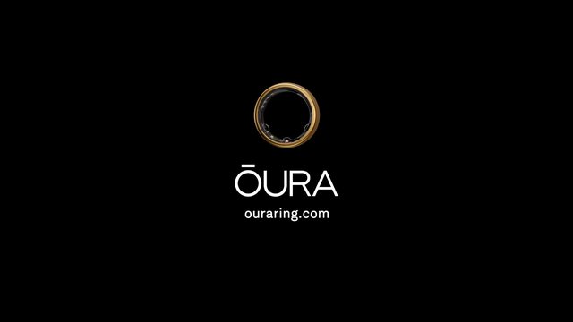 Video Reference: product, branding, logo, ring, smart ring, black background, minimal, advertisement, promo, website, gold, technology