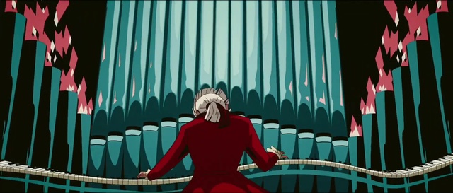 Video Reference: World, Gesture, Pink, Art, Font, Event, Fictional character, Magenta, Electric blue, Stage