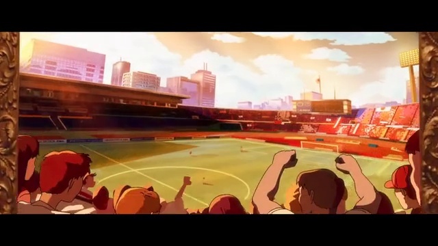 Video Reference: Cloud, Sky, World, Orange, Font, Fan, Landscape, Stadium, City, Sport venue