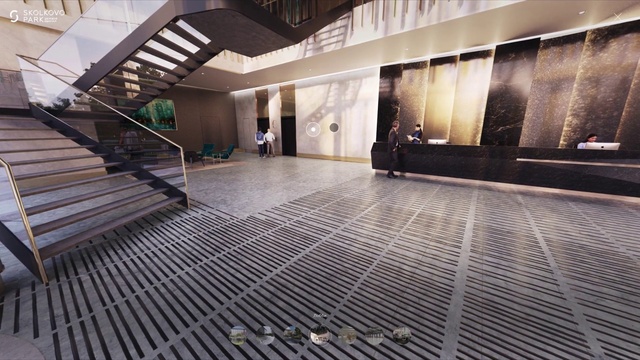 Video Reference: Flooring, Wood, Floor, Gas, Road surface, Composite material, Hall, Urban design, City, Facade