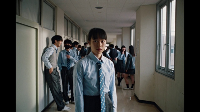 Video Reference: School uniform, Window, Tie, Dress shirt, White-collar worker, Formal wear, Event, Fashion design, Uniform, Job