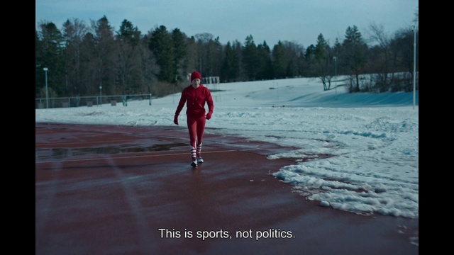 Video Reference: Sky, Tree, Snow, Sports uniform, Asphalt, Freezing, Landscape, Recreation, Leisure, Sports