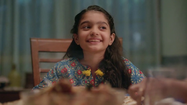 Video Reference: Hair, Cheek, Smile, Facial expression, Iris, Happy, Fun, Chair, Adaptation, Event