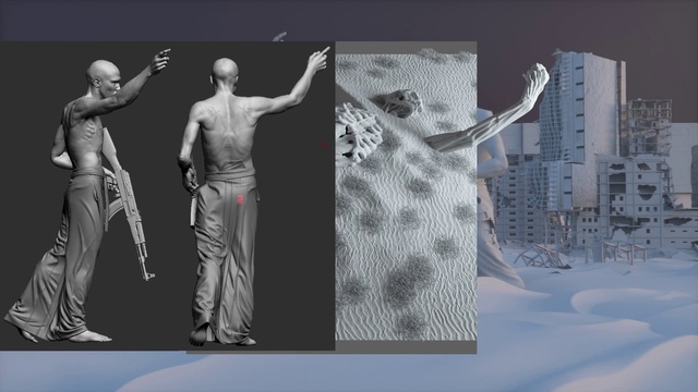 Video Reference: Flash photography, Organism, Font, Art, Building, Performing arts, Entertainment, Fashion design, Event, Photomontage