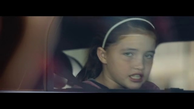 Video Reference: Eyebrow, Eyelash, Jaw, Flash photography, Electric blue, Vehicle door, Music artist, Display device, Darkness, Fun