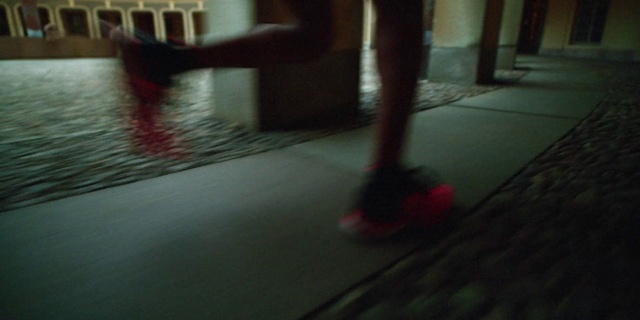 Video Reference: Shoe, Leg, Wood, Flooring, Floor, Road surface, Thigh, Hardwood, Tints and shades, Asphalt