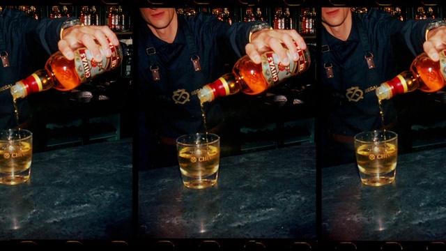 Video Reference: Tableware, Drinkware, Drinking establishment, Beer, Barware, Bottle, Alcoholic beverage, Drink, Cocktail, Glass