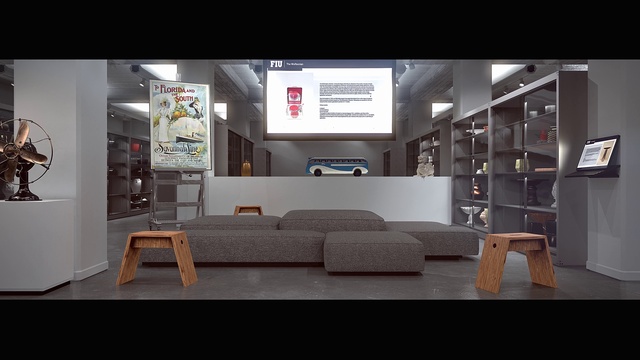 Video Reference: Couch, Table, Shelf, Automotive design, Interior design, Grey, Shelving, Flooring, Living room, Floor