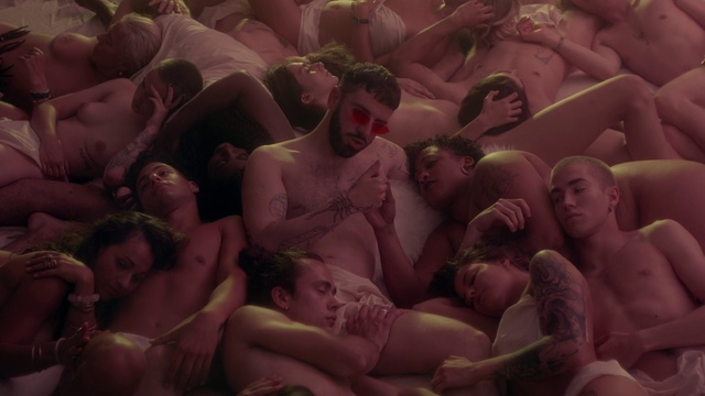 Video Reference: Vertebrate, Human, Human body, Textile, Organism, Pink, Finger, Crowd, Fun, Art