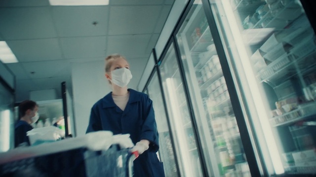 Video Reference: Standing, White-collar worker, Glass, Street fashion, Electric blue, Job, Room, City, Reflection, Eyewear