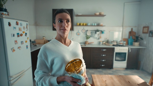 Video Reference: Cabinetry, Sleeve, Countertop, Tableware, Drawer, Home appliance, Kitchen appliance, Kitchen, Recipe, Fashion design