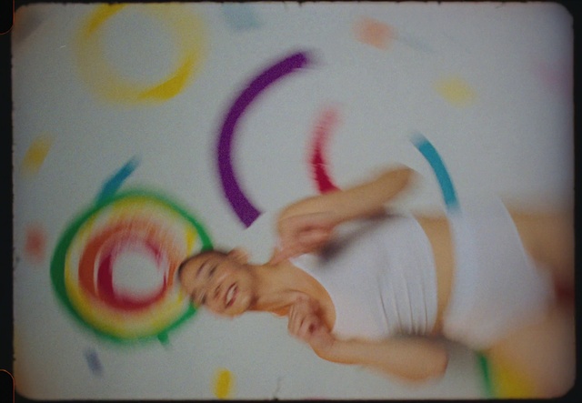 Video Reference: Gesture, Paint, Art, Electronic device, Font, Rectangle, Circle, Visual arts, Wrist, Magenta