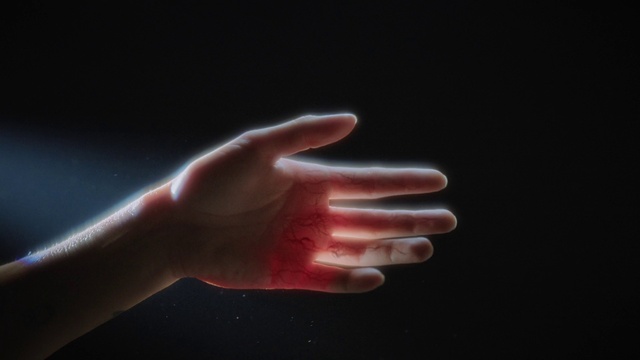 Video Reference: Human body, Gesture, Automotive lighting, Thumb, Nail, Electric blue, Darkness, Wrist, Foot, Flesh