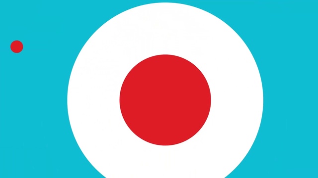 Video Reference: Colorfulness, Font, Circle, Electric blue, Graphics, Symmetry, Symbol, Pattern, Logo, Carmine