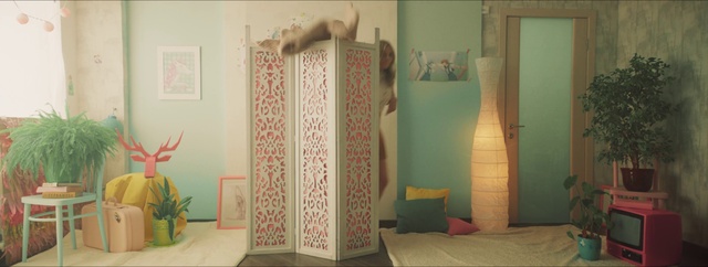 Video Reference: Property, Window, Flowerpot, Plant, Building, Wood, Textile, Interior design, Door, Flooring