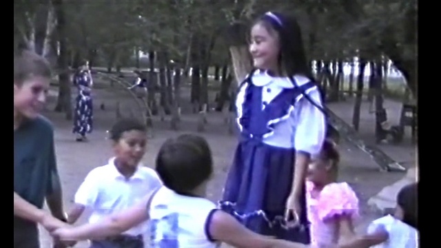 Video Reference: Purple, Tree, Entertainment, Smile, Leisure, Crowd, Fun, Recreation, Shorts, Event