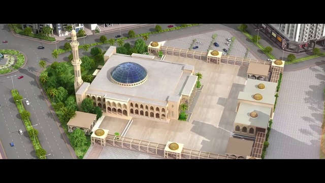 Video Reference: Plant, Urban design, Building, Grass, Landscape, Tree, City, Facade, Mixed-use, Roof