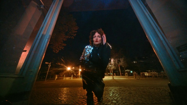 Video Reference: Plant, Flash photography, Sky, Standing, Tree, Automotive lighting, Fun, Tints and shades, Electric blue, Midnight