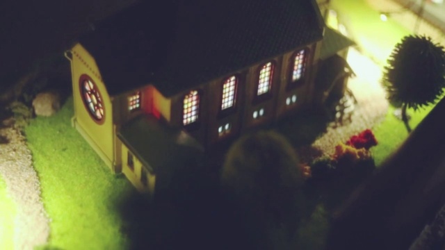 Video Reference: Building, Window, Automotive lighting, Plant, House, Grass, Tints and shades, Midnight, Font, City