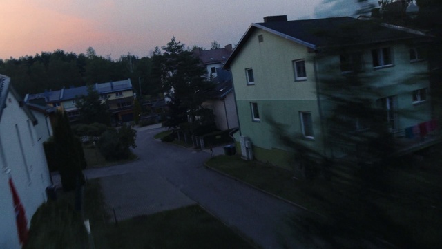 Video Reference: Sky, Property, Building, Window, Plant, House, Tree, Residential area, Asphalt, Cloud