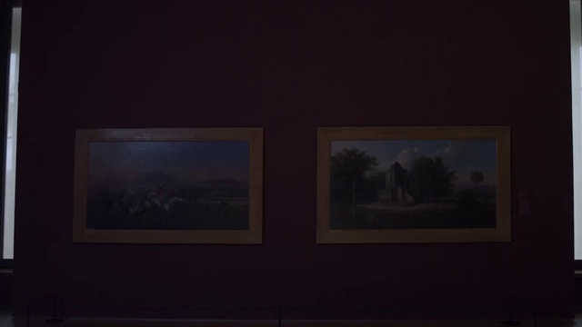 Video Reference: Brown, Rectangle, Art, Picture frame, Wood, Paint, Tints and shades, Painting, Font, Event