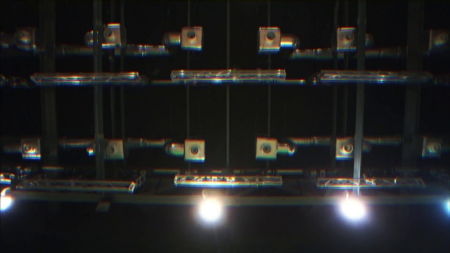 Video Reference: Electricity, Gas, Electric blue, Visual effect lighting, Space, Neon, Event, Darkness, Engineering, City