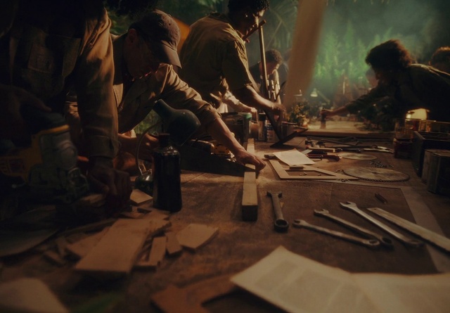 Video Reference: Art, Wood, Event, Tableware, Cg artwork, Darkness, Visual arts, Room, Conversation, Illustration