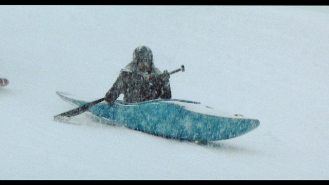 Video Reference: Sports equipment, Paddle, Snow, Vehicle, Boats and boating--Equipment and supplies, Recreation, Winter sport, Sports, Kayak, Slope