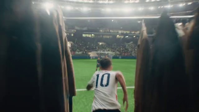 Video Reference: Light, Grass, Player, Crowd, Sportswear, Sports uniform, Fan, Shorts, Sports, Competition event