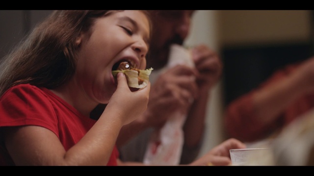 Video Reference: Food, Mouth, Food craving, Gesture, Finger, Happy, Biting, Dish, Cuisine, Fun