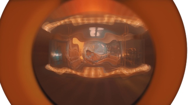 Video Reference: Automotive lighting, Amber, Orange, Wood, Tints and shades, Circle, Facial hair, Art, Ceiling, Symmetry