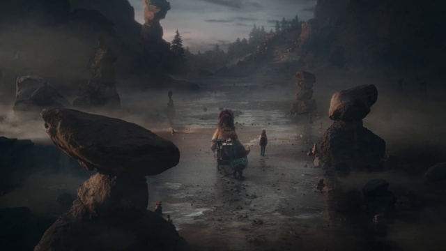 Video Reference: Water, Cloud, Mountain, Atmospheric phenomenon, Sky, Lake, Cg artwork, Landscape, Hot spring, Recreation