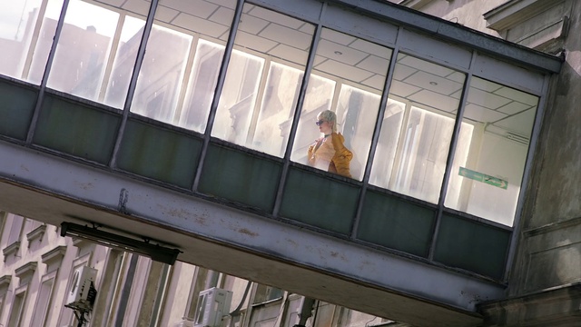 Video Reference: Fixture, Facade, City, Commercial building, Glass, Suit, Reflection, Metal, Roof, Aluminium
