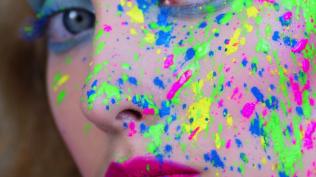 Video Reference: Nose, Cheek, Head, Eyebrow, Eye, Eyelash, Green, Human body, Neck, Iris